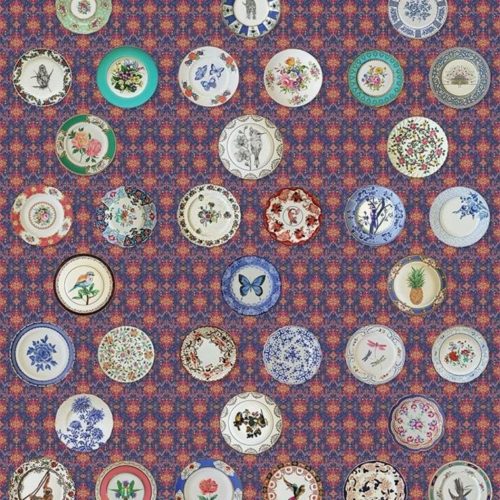 Ceramica Multi-Navy-Saffron W7140-01